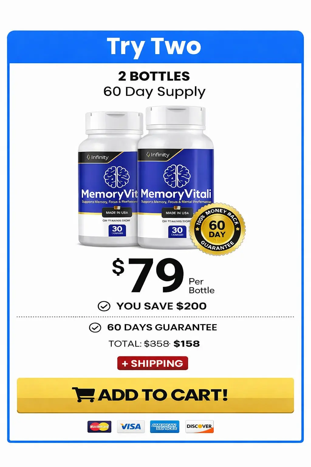 MemoryVitali 2-Bottle Price